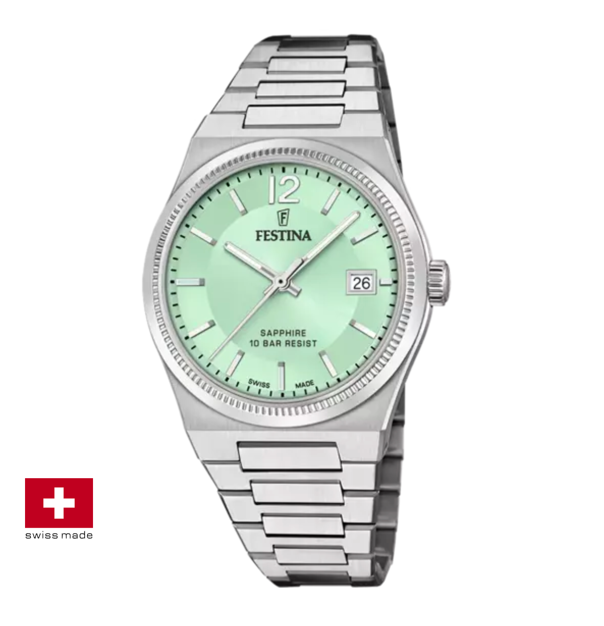 Festina Orologio Da Donna F20503/3 – Acciaio Inox, Datario, Lunetta Girevole, Impermeabile 10 Bar (100 M) - 2