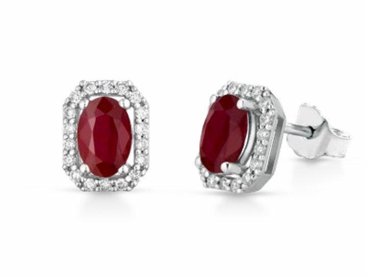 Lucciole Gioielli | Orecchini Incanto con rubini