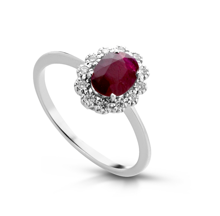 Lucciole Gioielli | Anello Fox con rubino