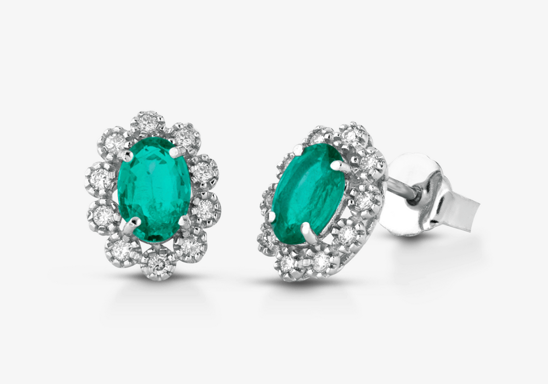 Lucciole Gioielli | Orecchini Fox con smeraldi