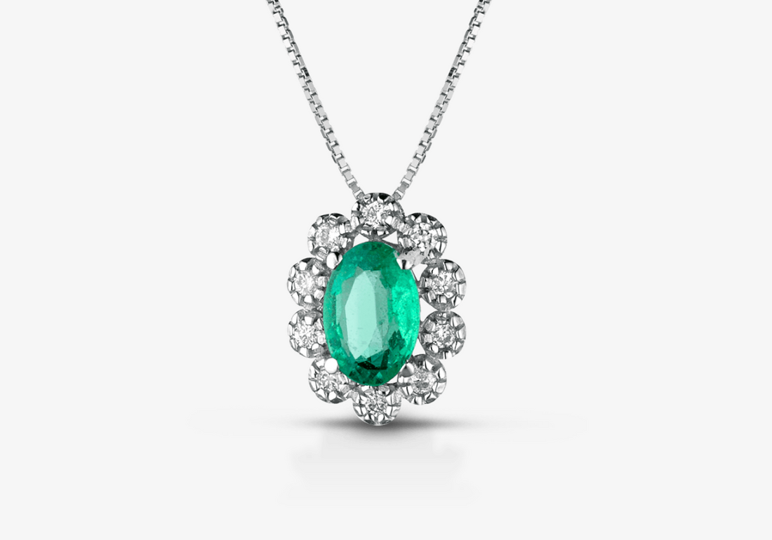 Lucciole Gioielli | Collana Fox con smeraldo