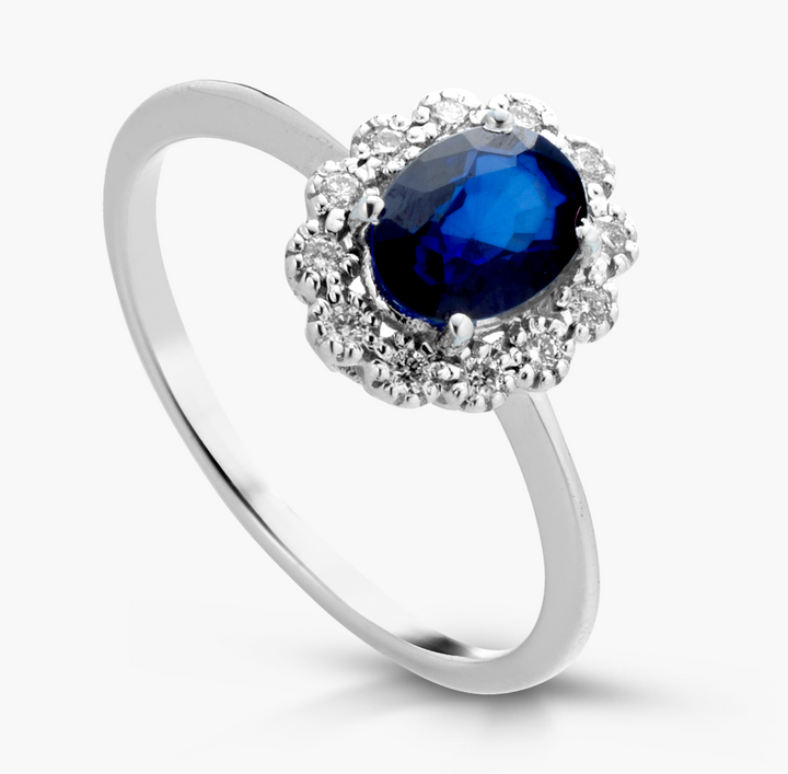 Lucciole Gioielli | Anello Fox con zaffiro