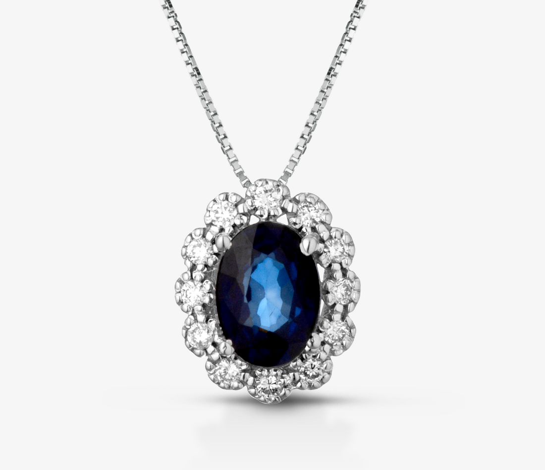 Lucciole Gioielli | Collana Fox con zaffiro