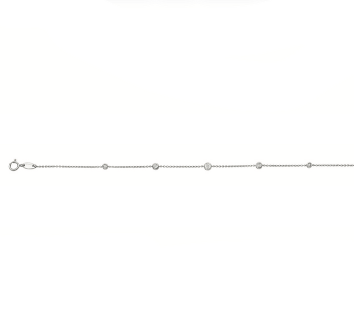 Luce di DonnaOro | Bracciale in oro bianco e diamanti