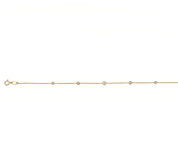 Luce di DonnaOro | Bracciale in oro giallo e diamanti