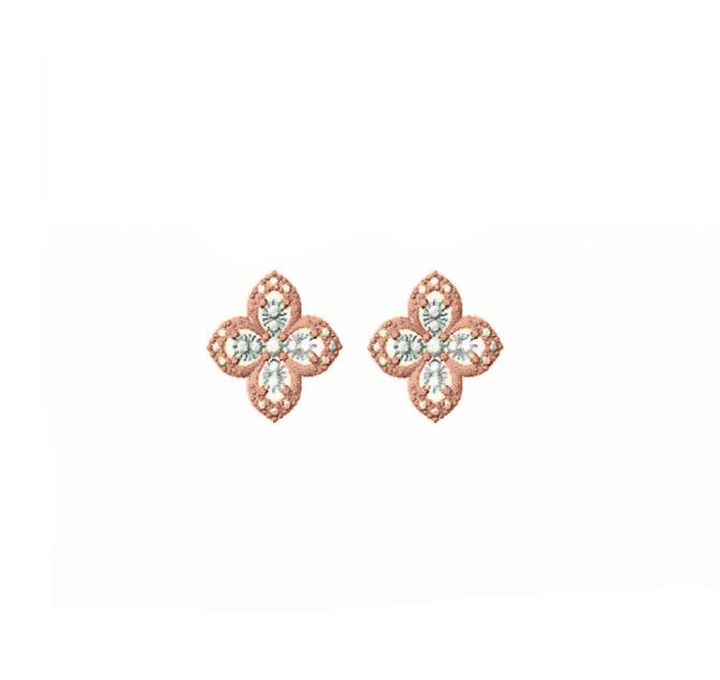 DonnaOro Luce | Orecchini in oro rosa e diamanti