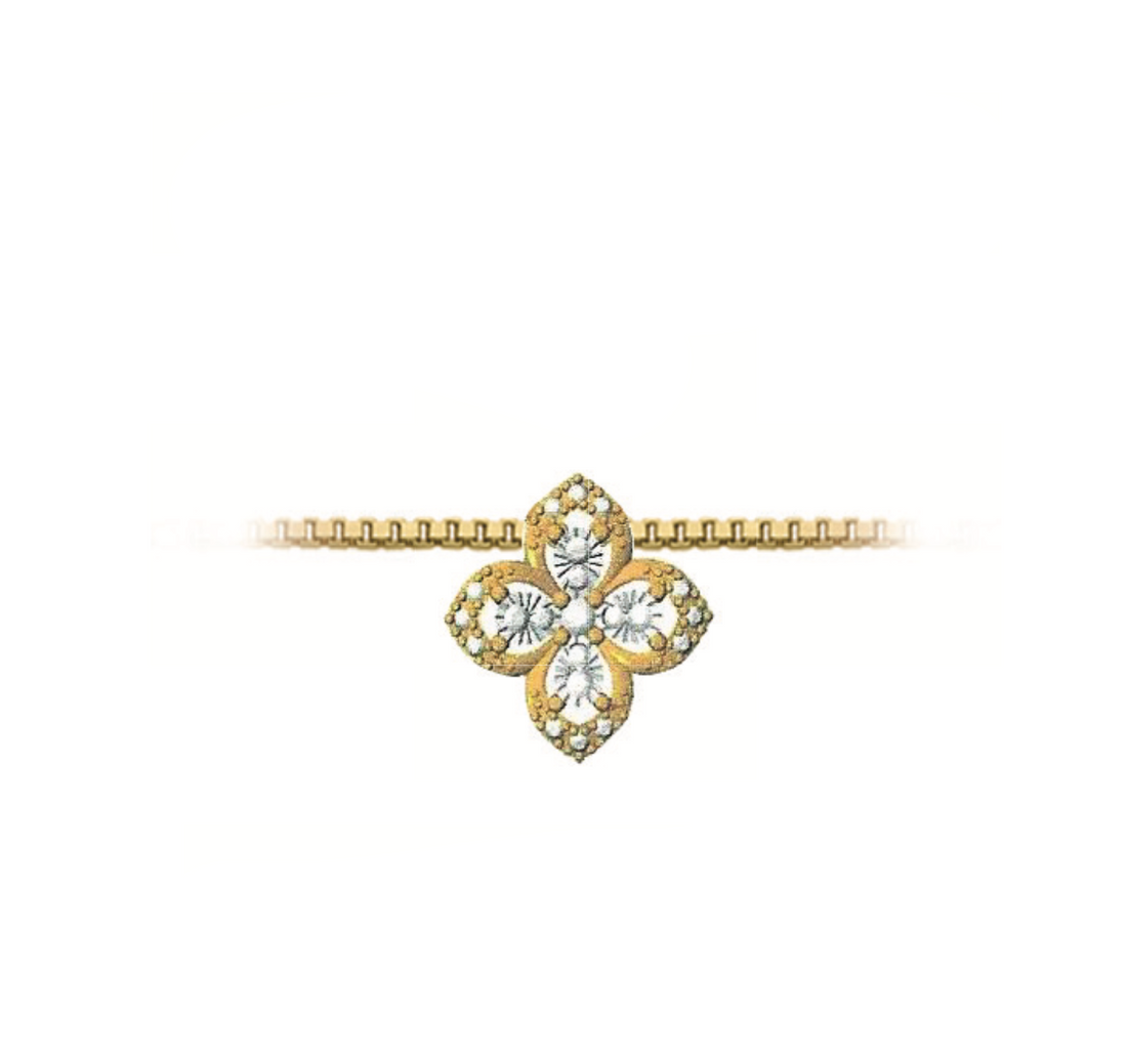 DonnaOro Luce | Collana in oro giallo e diamanti