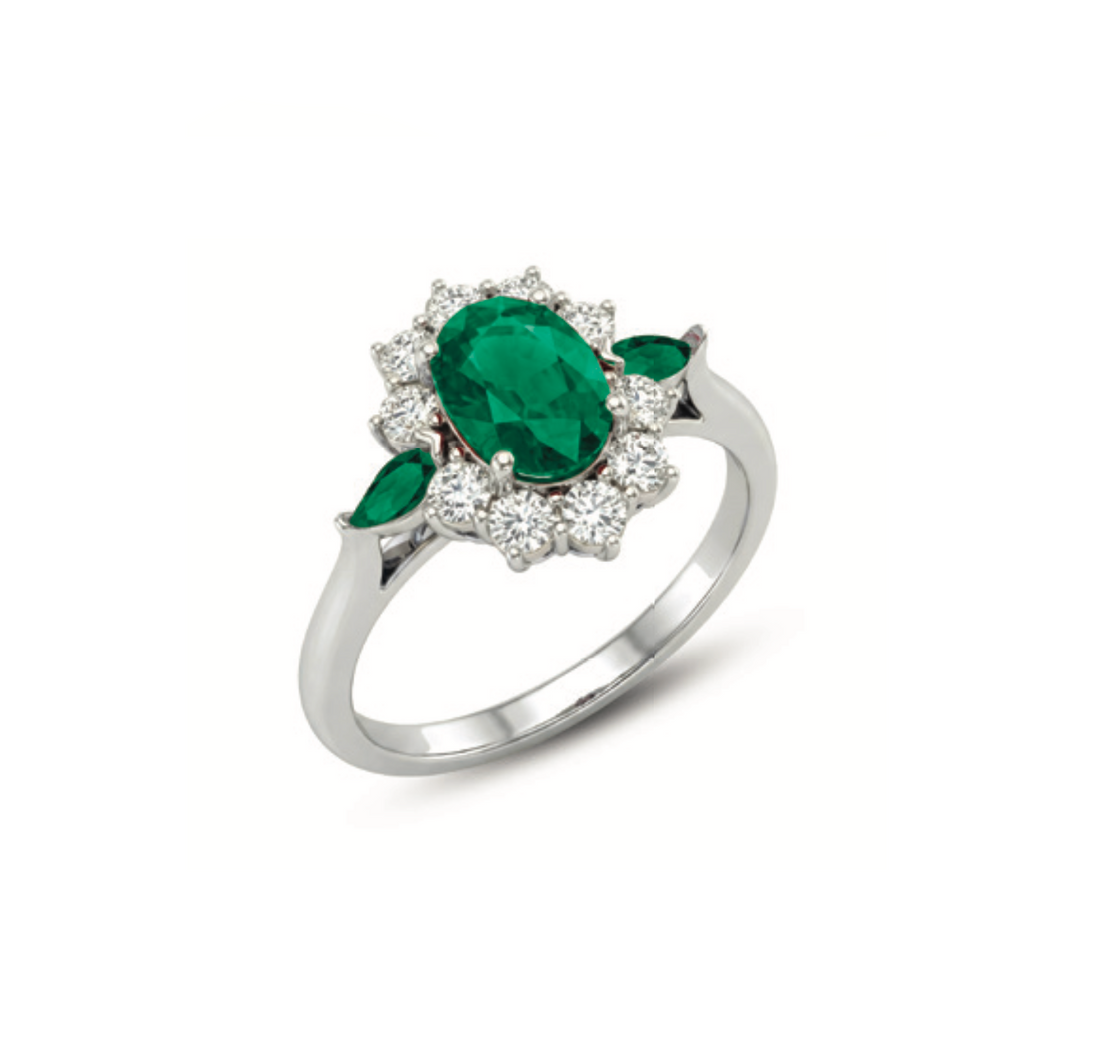 Luce di DonnaOro | Anello con smeraldi