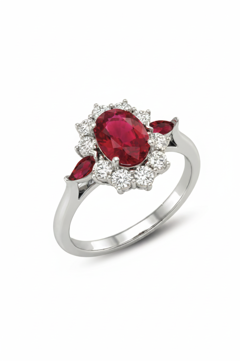 Luce di DonnaOro | Anello con Rubini