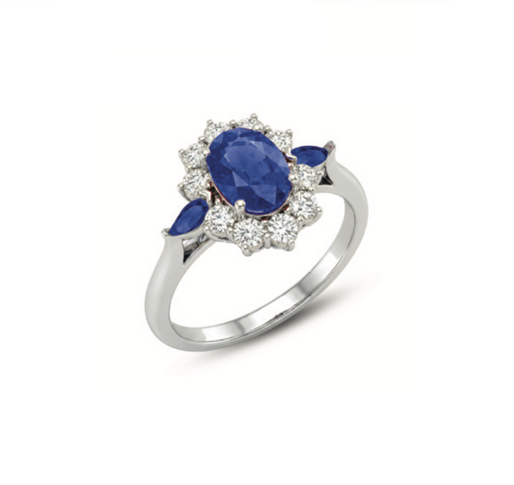 Luce di DonnaOro | Anello con Zaffiri