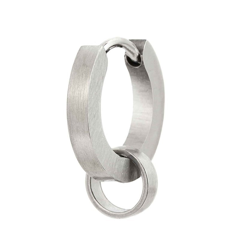 Marlù | Orecchino a cerchio 14mm con anello per charm