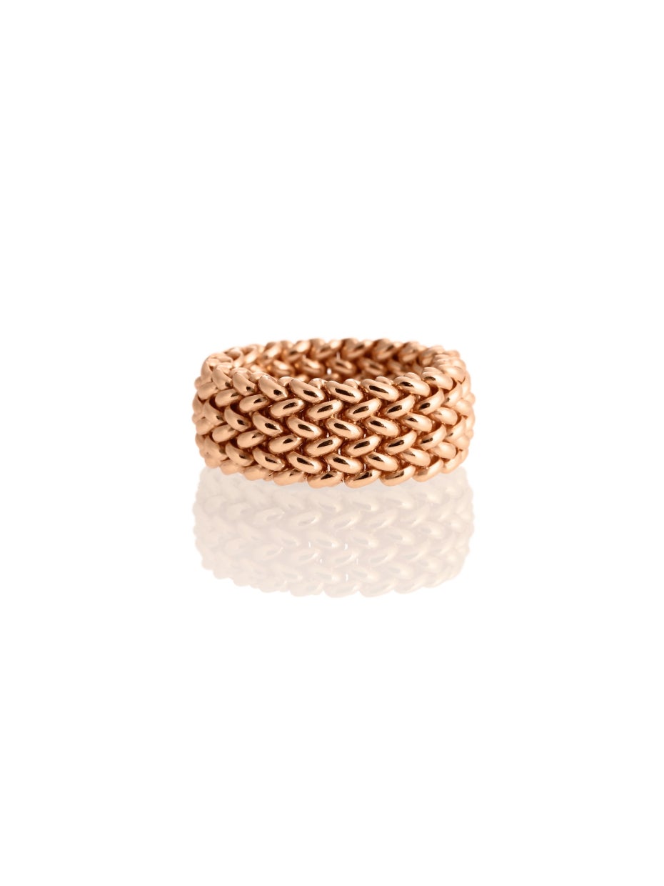 UNOAERRE | Anello Chicco rosa fascia bassa