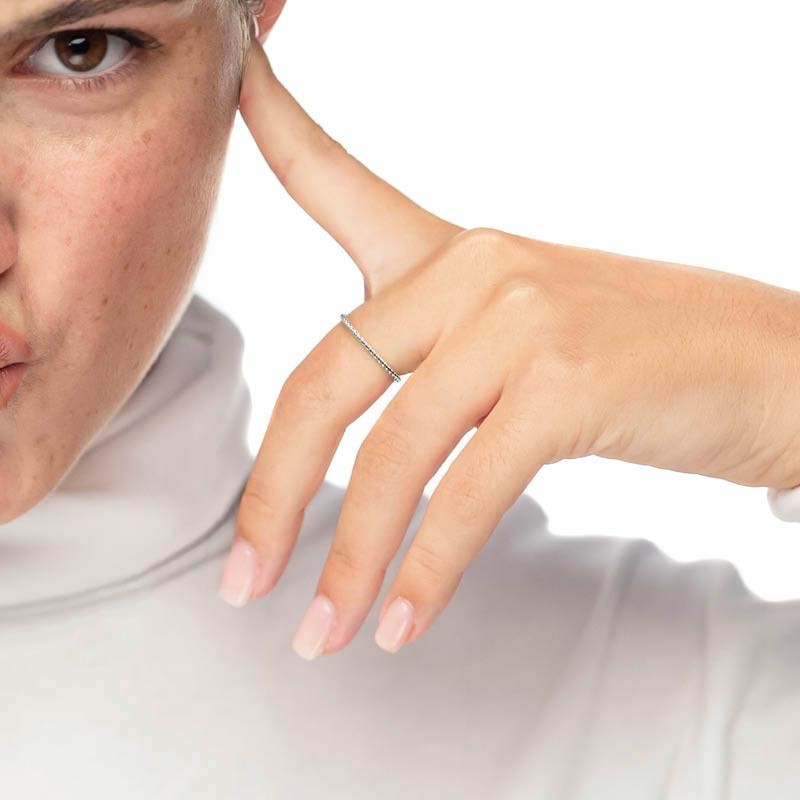 Marlù | Anello da falange ritorto