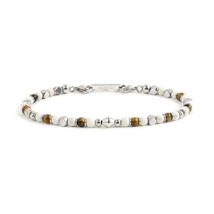 Marlù | Bracciale agata bianca