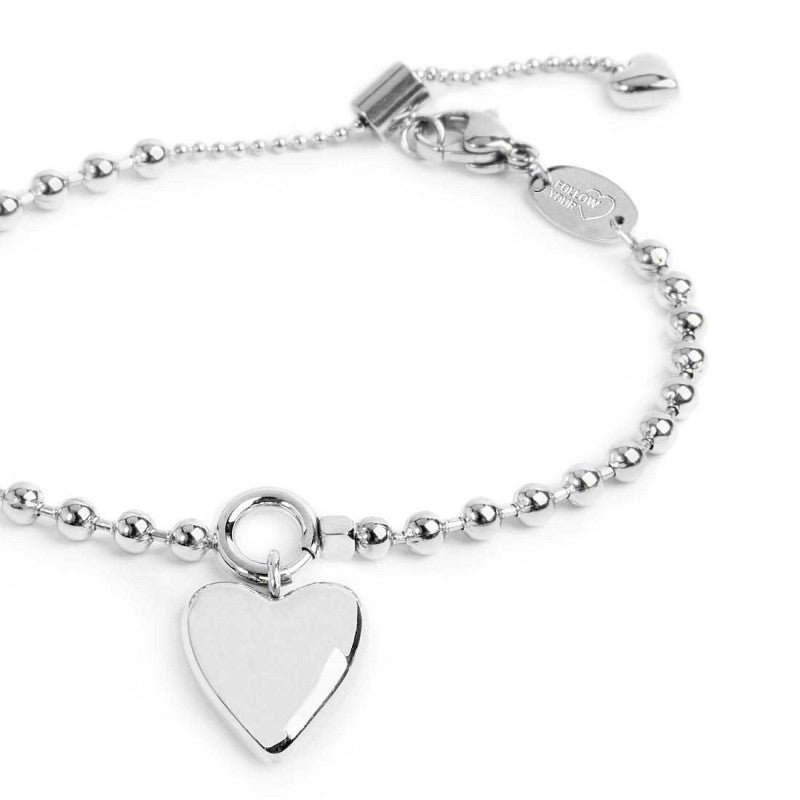 Marlù | Bracciale catena a sfere con cuore