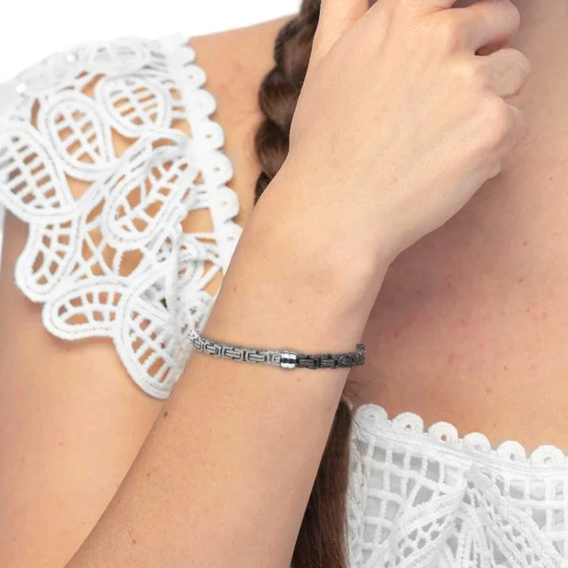 Marlù | Bracciale catena bizantina da 0,4 cm
