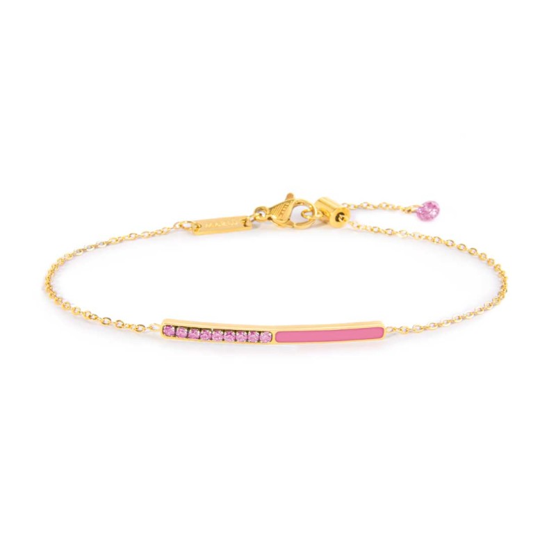 Marlù | Bracciale con zirconi e smalto
