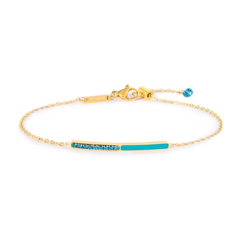 Marlù | Bracciale con zirconi e smalto