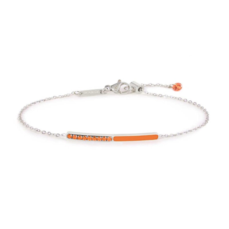 Marlù | Bracciale con zirconi e smalto
