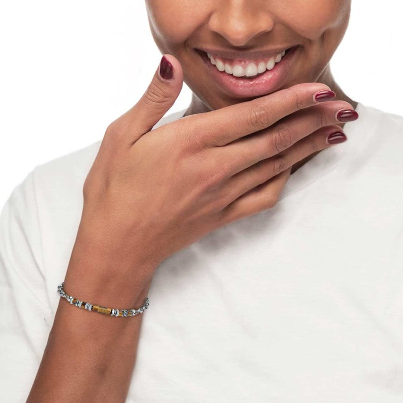 Marlù | Bracciale elementi in pietra ed elementi in ematite catena marine