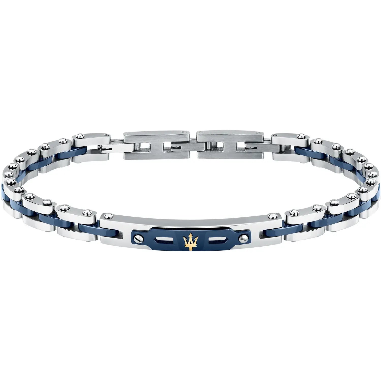 Maserati | Bracciale da uomo acciao e ceramica