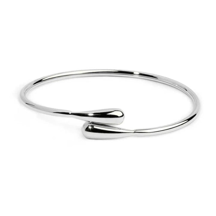 Marlù | Bracciale rigido contrarié con goccia