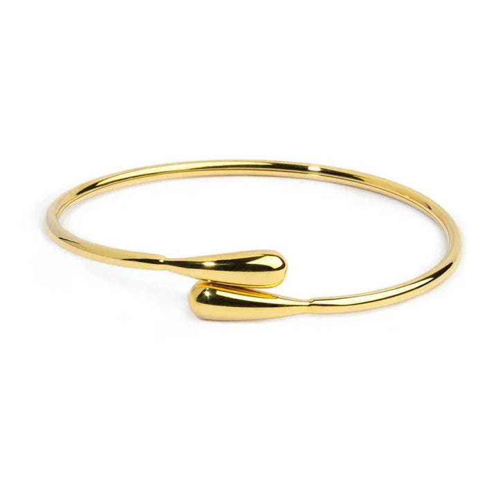 Marlù | Bracciale rigido contrarié con goccia
