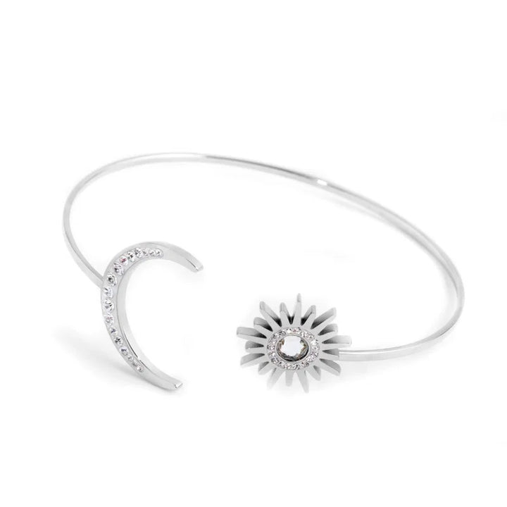 Marlù | Bracciale rigido sole e luna