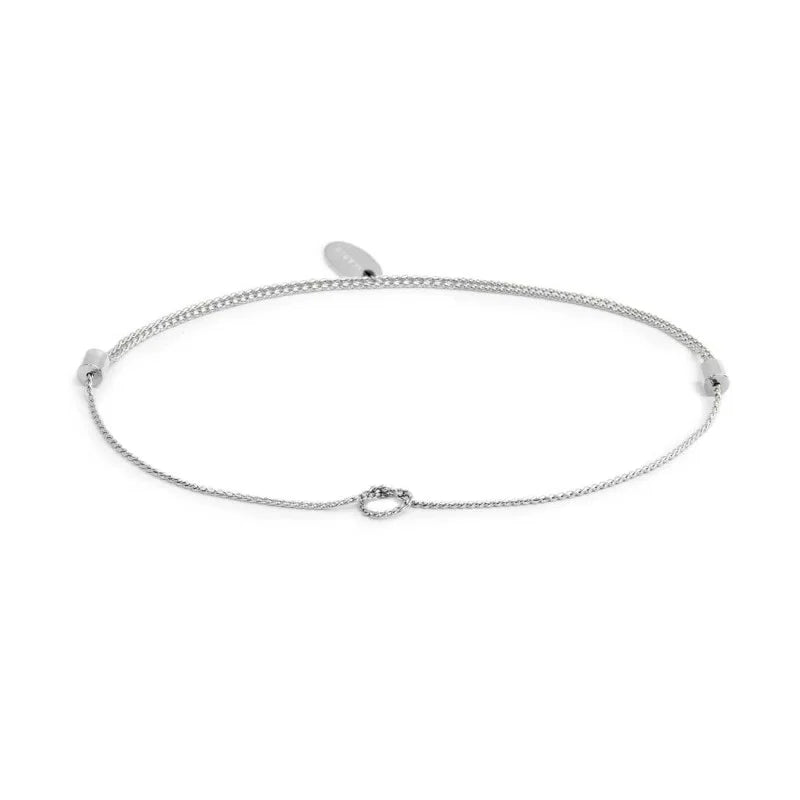 Marlù |Cavigliera catena serpentine con nodo