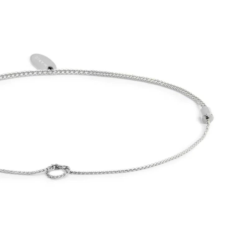 Marlù |Cavigliera catena serpentine con nodo