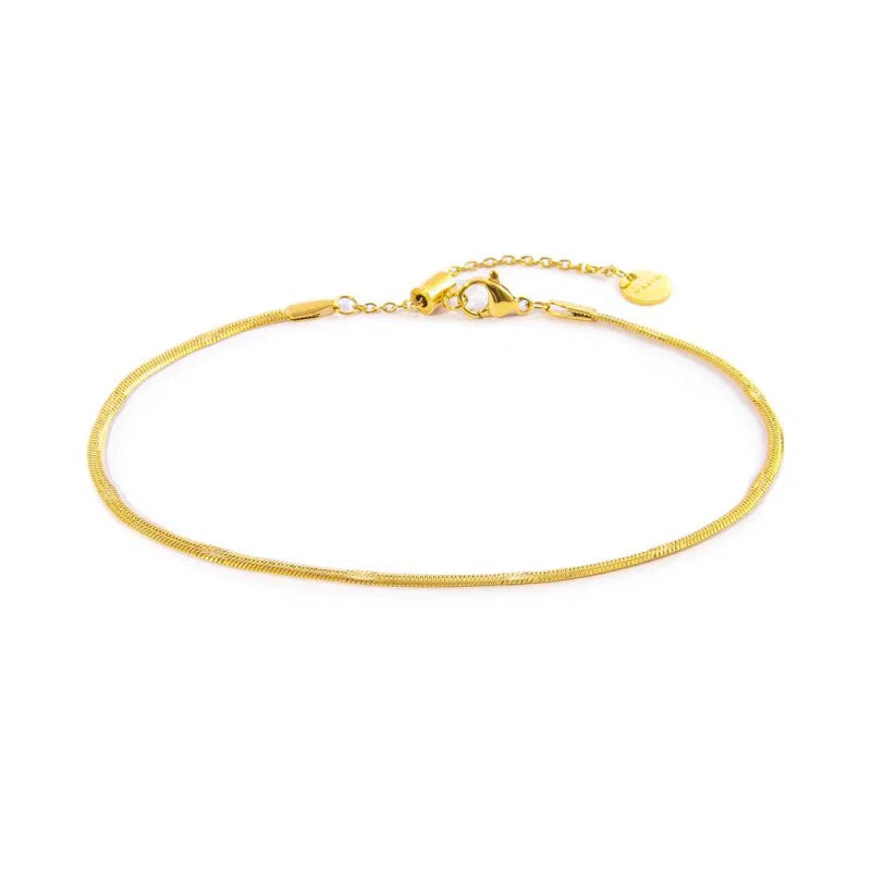 Marlù | Cavigliera catena snake con decoro