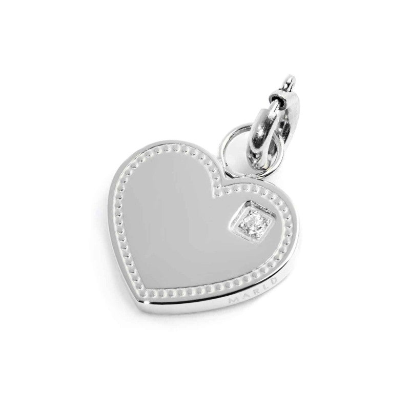 Marlù | Charm cuore con zircone
