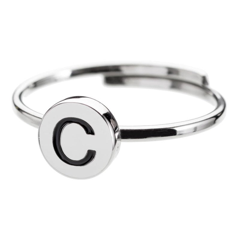 Marlù | Anello lettera smaltata