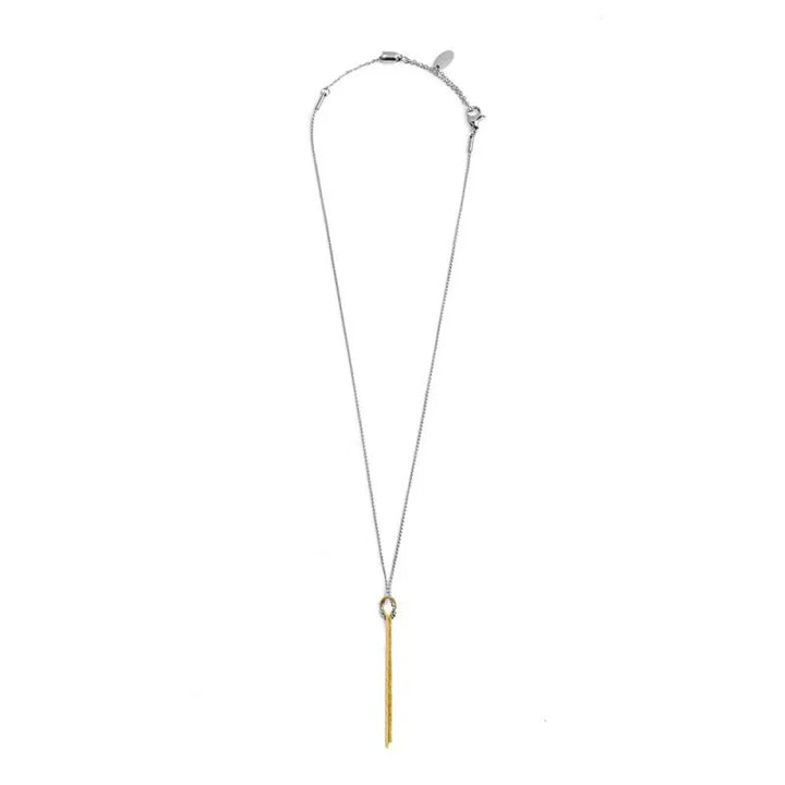 Marlù | Collana a Y con nodo catena snake e catena serpentine