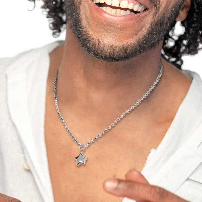 Marlù | Collana catena a sfere con stella