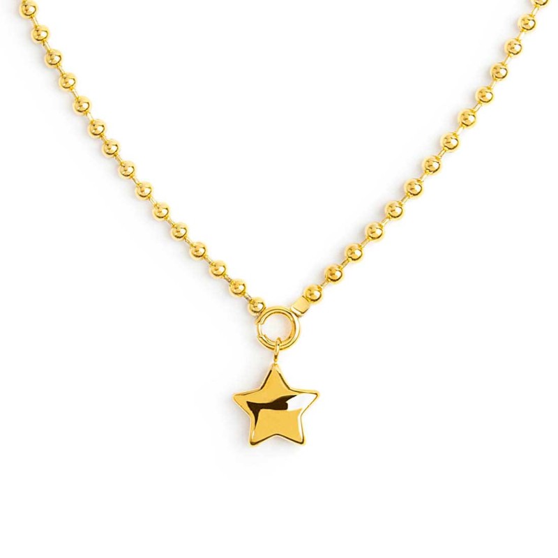 Marlù | Collana catena a sfere con stella