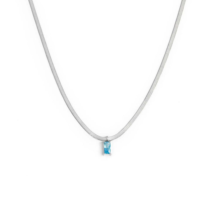 Marlù | Collana snake con baguette