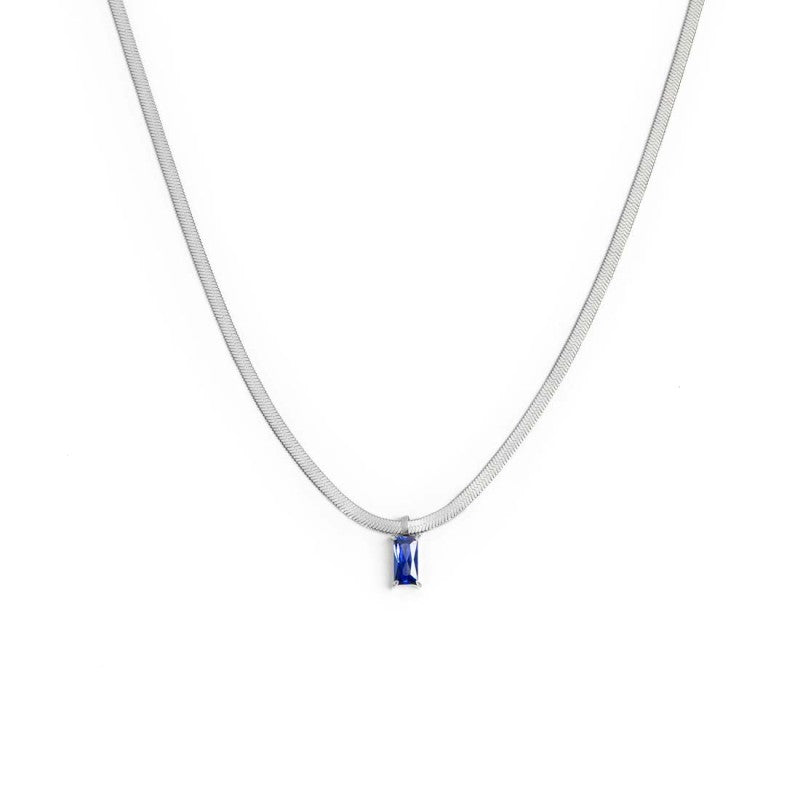 Marlù | Collana snake con baguette