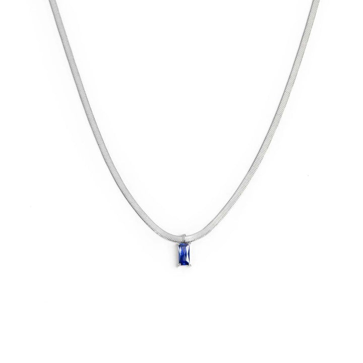 Marlù | Collana snake con baguette