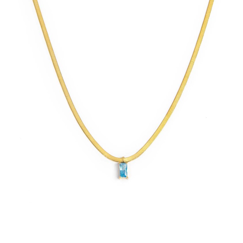 Marlù | Collana snake con baguette