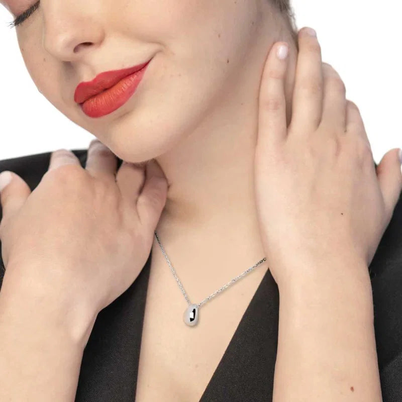 Marlù | Collana con centrale a forma di goccia