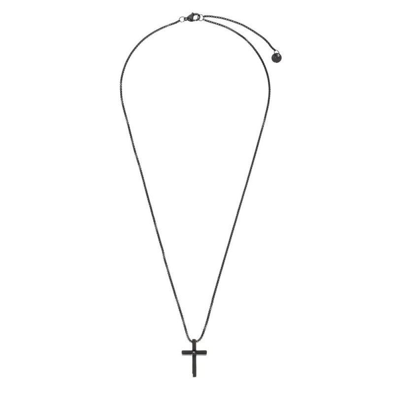 Marlù | Collana con croce con zircone
