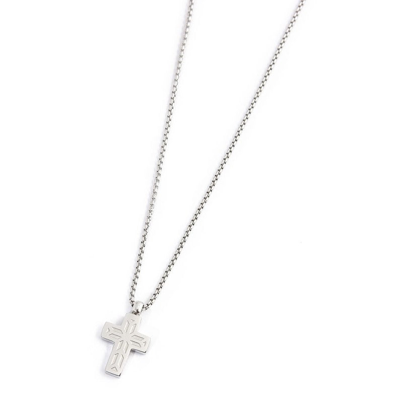 Marlù | Collana con croce pendente con zirconi