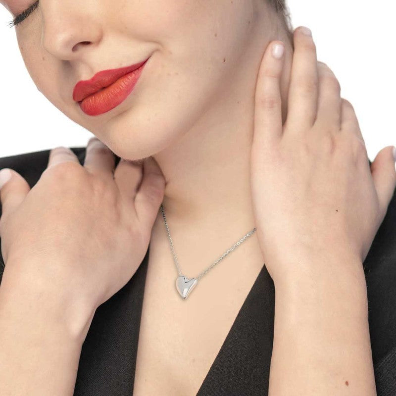 Marlù | Collana con cuore irregolare centrale