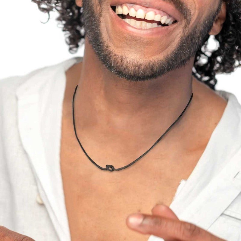 Marlù |Collana con nodo catena knoted