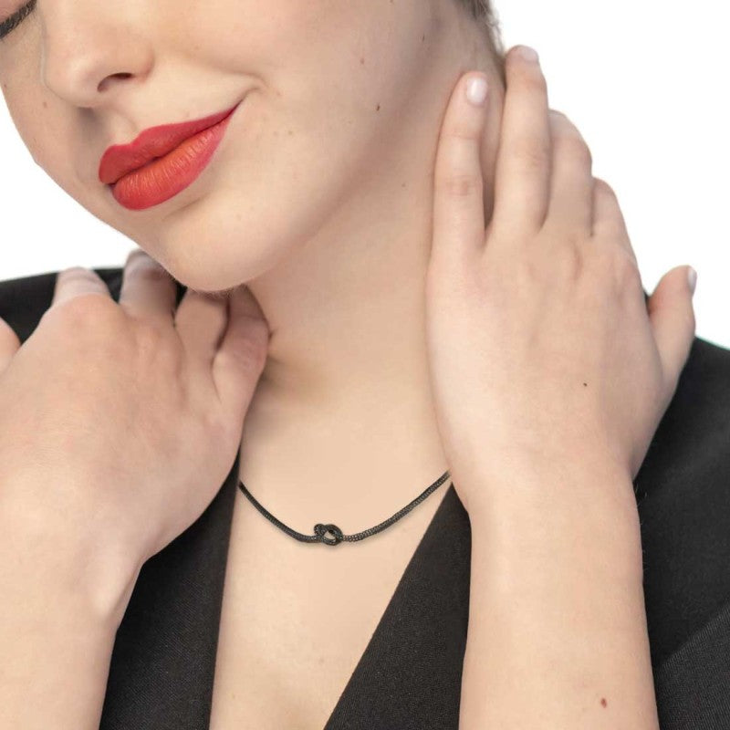 Marlù |Collana con nodo catena knoted