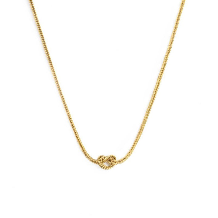 Marlù |Collana con nodo catena knoted