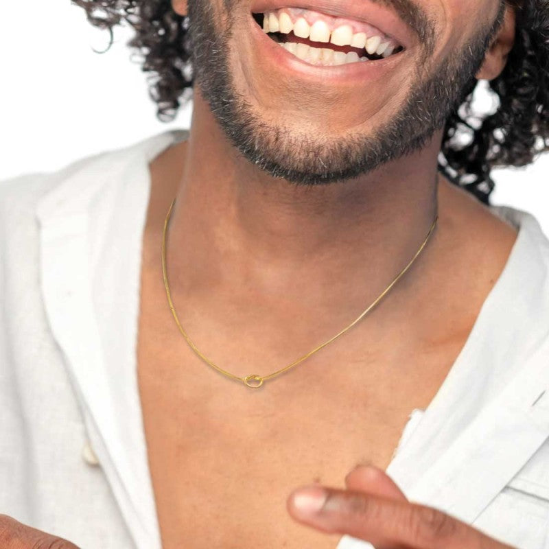 Marlù |Collana con nodo catena snake