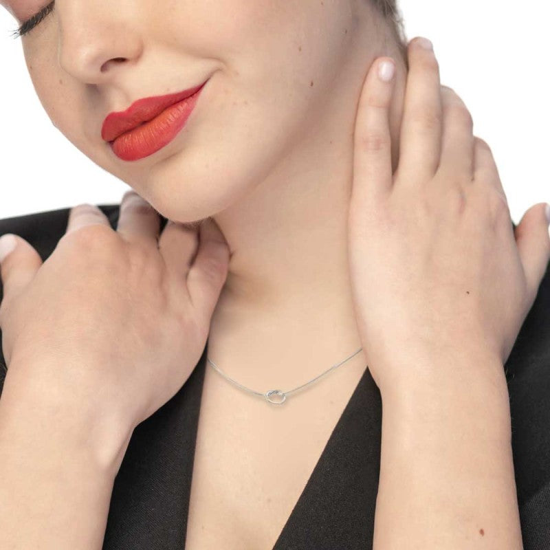 Marlù |Collana con nodo catena snake