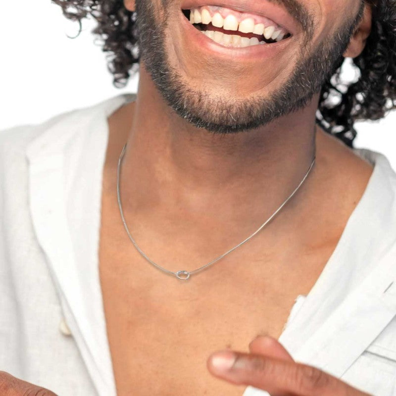 Marlù |Collana con nodo catena snake